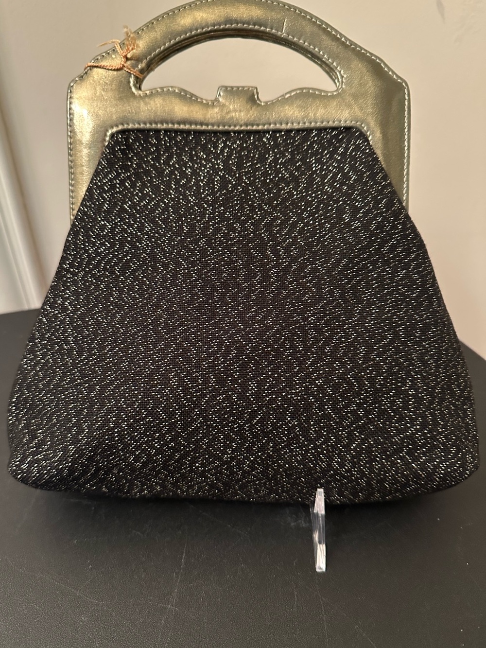 Vintage Evening Treasures  fabric clutch handbag